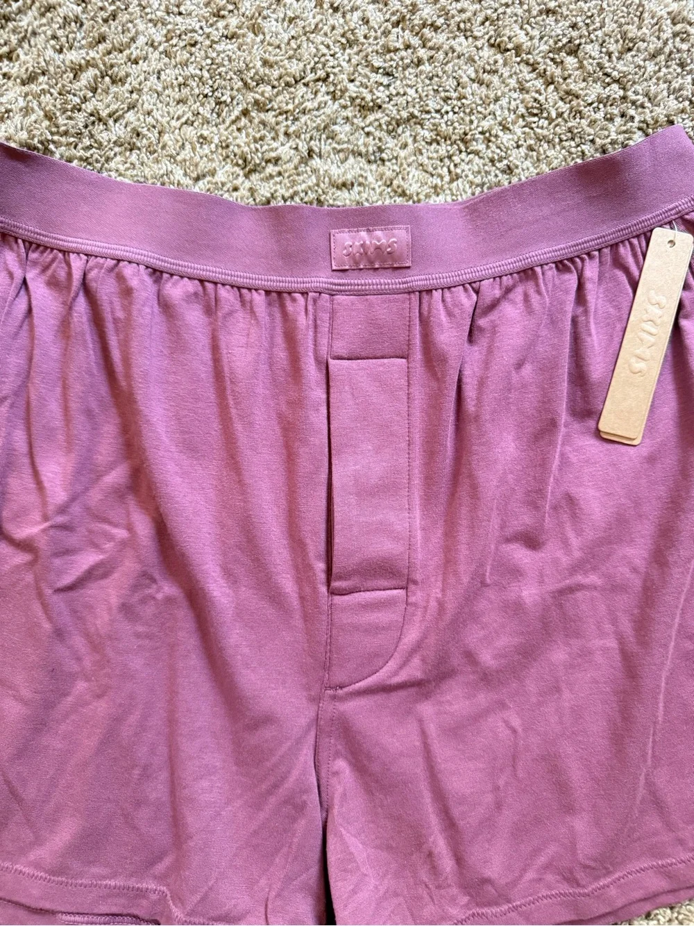 SKIMS Skims boyfriend loose boxer - Beet